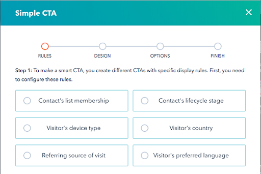 determine cta by lifecycle stage