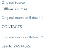 Offline sources source & drill-downs