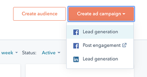 hubspot lead gen ad