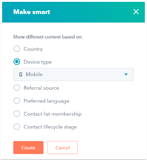 make smart by lifecycle stage