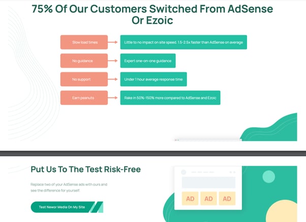 Put us to the test risk free